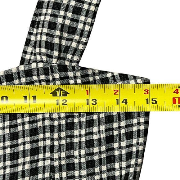 Faithful the Brand Liv Linen Jumpsuit Size 8 Gingham Check Retro Festival - Picture 8 of 16